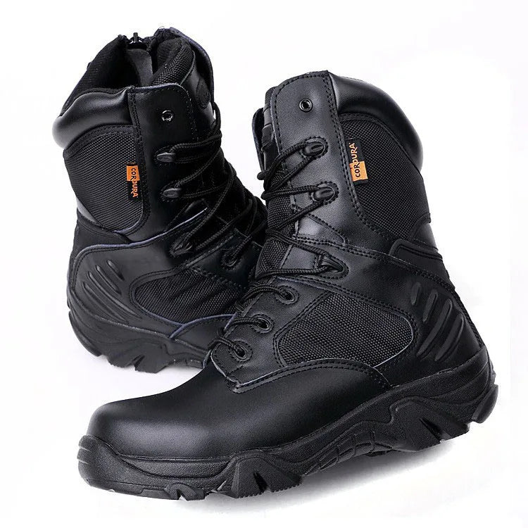 Camouflage Men Boots Work Safty Shoes Men Desert Tactical Boots Autumn Winter Special Force Ankle Boots Men