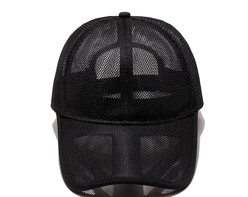 Adult Summer Mesh Sun Cap Lady Outdoors Sport Hat Man Big Size Baseball Caps 56-60cm L 60-65cm