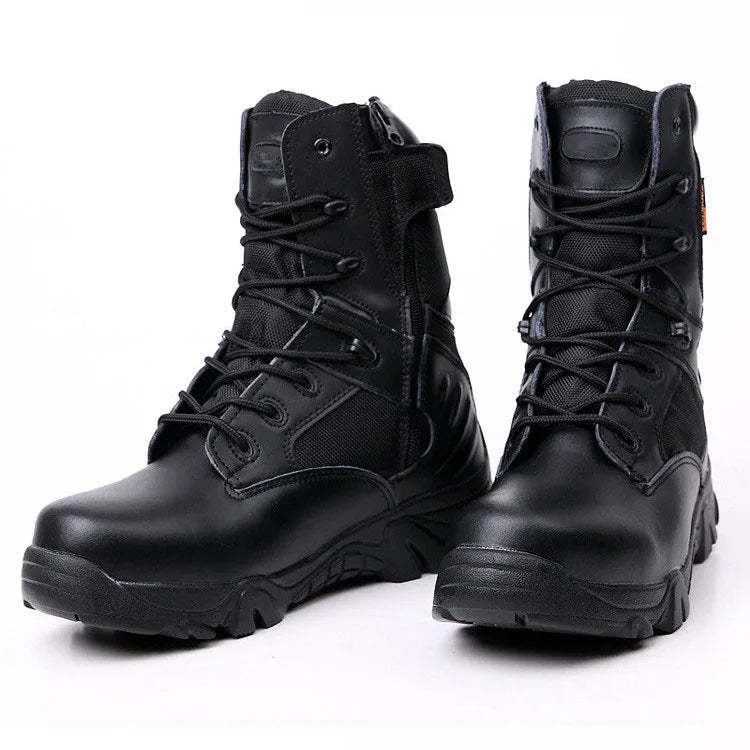 Camouflage Men Boots Work Safty Shoes Men Desert Tactical Boots Autumn Winter Special Force Ankle Boots Men