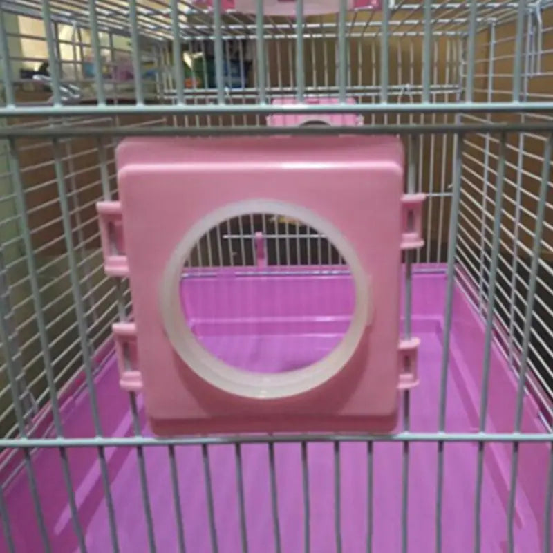 Small Hamster Cage Fittings External Pipe Mouth Baffle Hamsters Toy Cages Tunnel Port Outside Plate