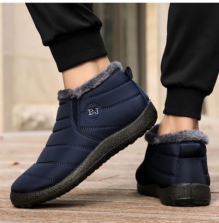 2024 Winter Shoes For Men Boots Waterproof Winter Boots Casual Ankle Boots Snow Botas Para Hombre Men's Casual Shoes Fur Couple