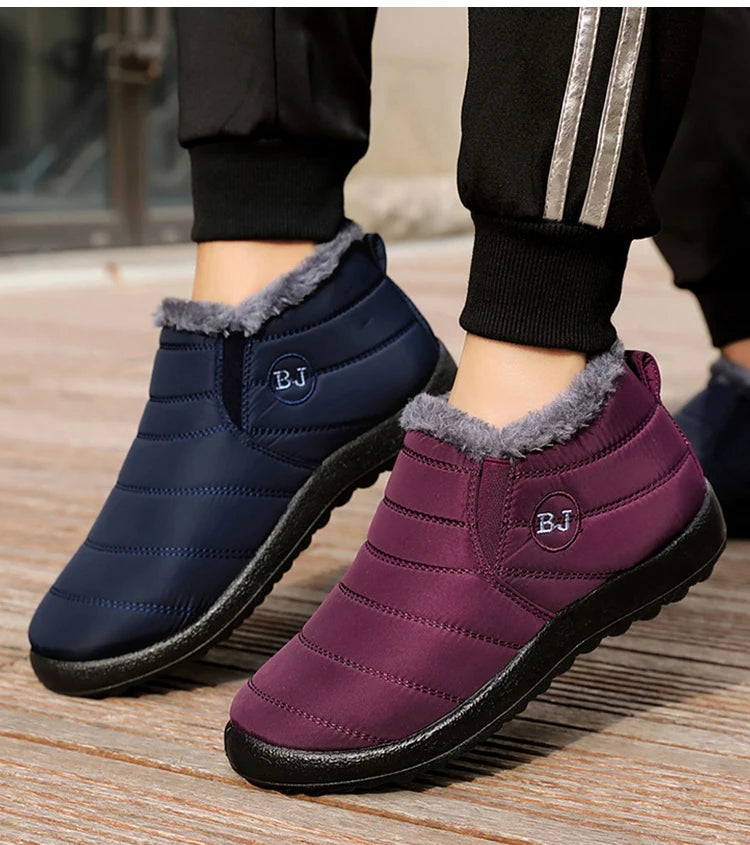 2024 Winter Shoes For Men Boots Waterproof Winter Boots Casual Ankle Boots Snow Botas Para Hombre Men's Casual Shoes Fur Couple