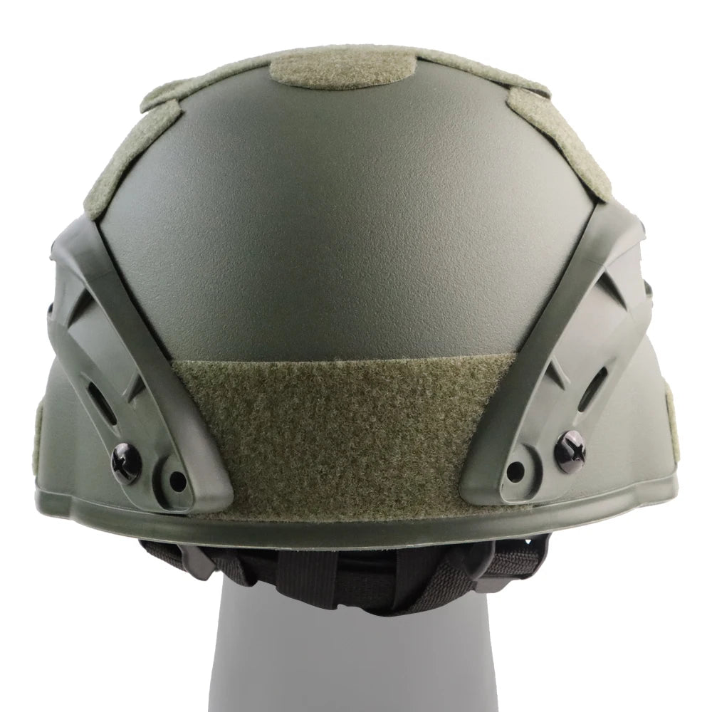 BOOIU MICH 2000 Airsoft Paintball Helmet with NVG Mount and Side Rails ABS Plastic Adjustable ACH Fast Tactical Helmets