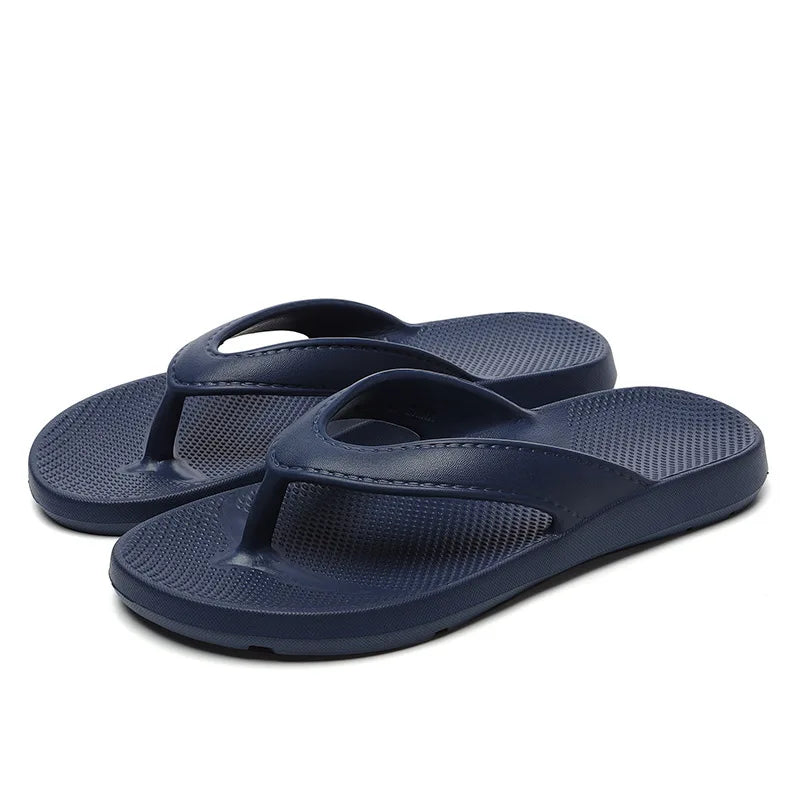 EVA Slippers for Women To Wear for Couples Shock-absorbing Arch Support Sandals Men's Flip-flops Beach Shoes Flip-flops