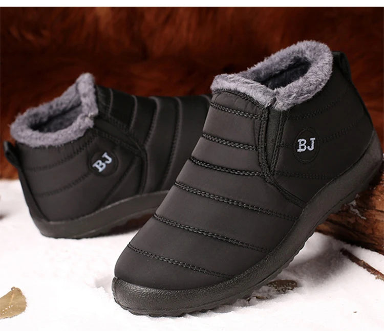 2024 Winter Shoes For Men Boots Waterproof Winter Boots Casual Ankle Boots Snow Botas Para Hombre Men's Casual Shoes Fur Couple