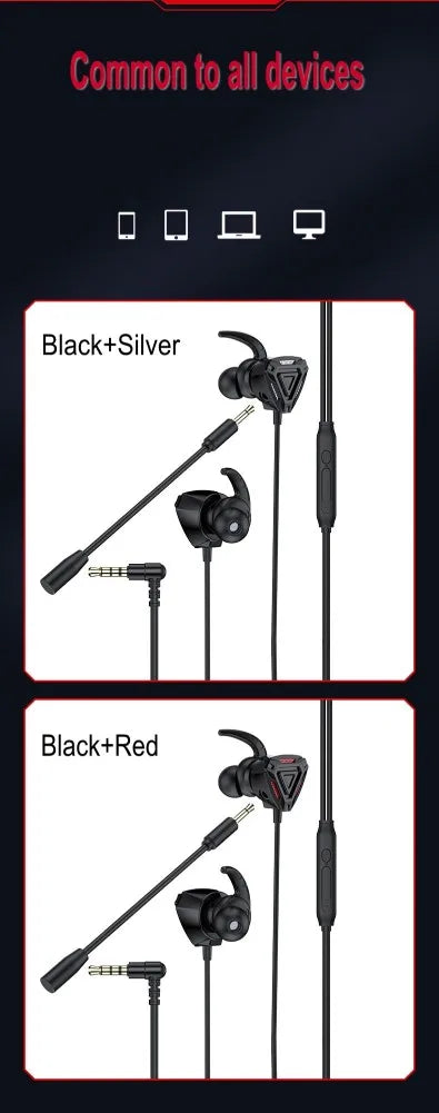 Gaming headphone TYPE C/3.5mm Bass earphones with mic Gaming Headset for gamer Play wired Earphone for phone