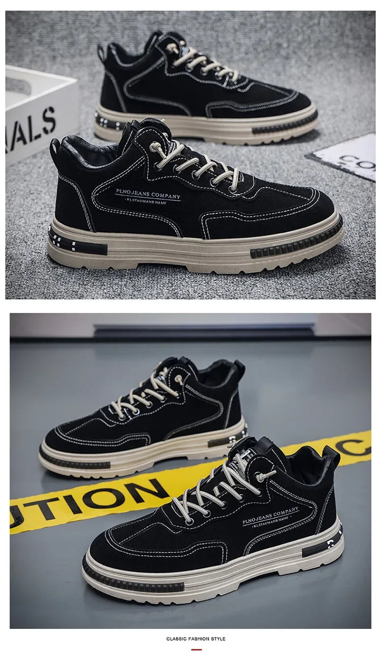 Casual Sneaker for Men Wear-Resistant Fashion Breathable Trendy All-match Comfortable Outdoor Platform Sneakers Spring Main New