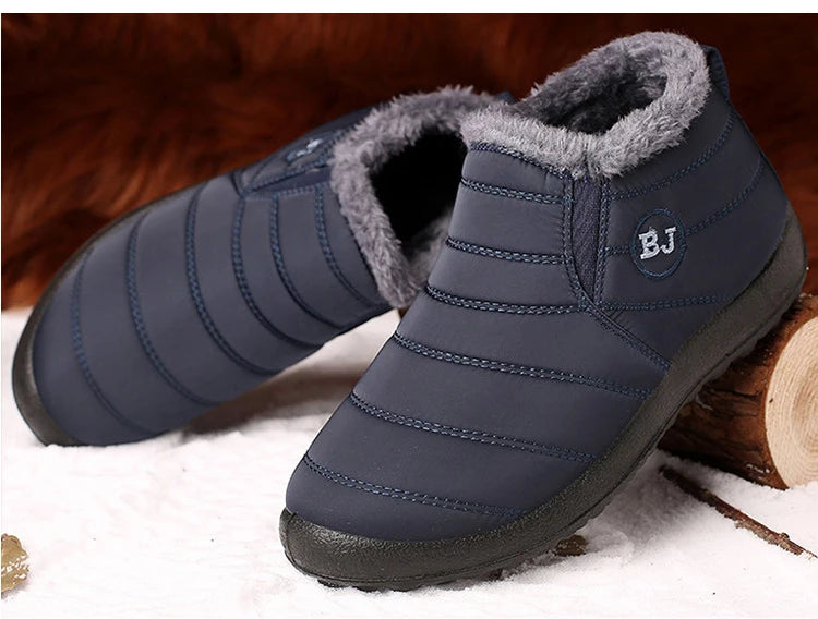 2024 Winter Shoes For Men Boots Waterproof Winter Boots Casual Ankle Boots Snow Botas Para Hombre Men's Casual Shoes Fur Couple