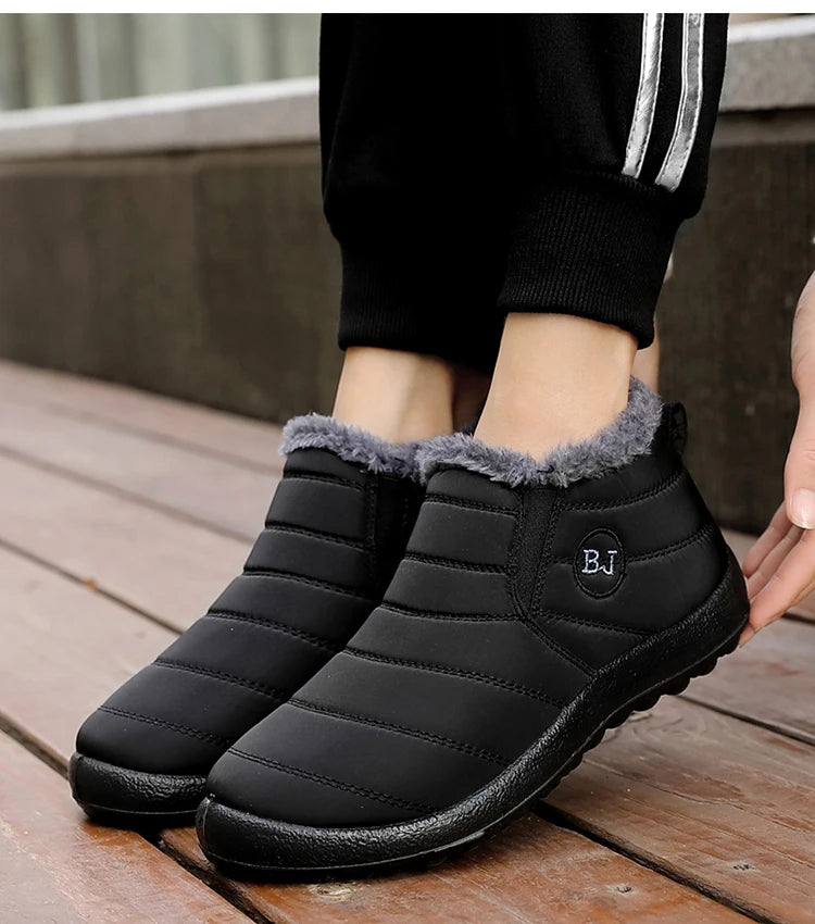 2024 Winter Shoes For Men Boots Waterproof Winter Boots Casual Ankle Boots Snow Botas Para Hombre Men's Casual Shoes Fur Couple