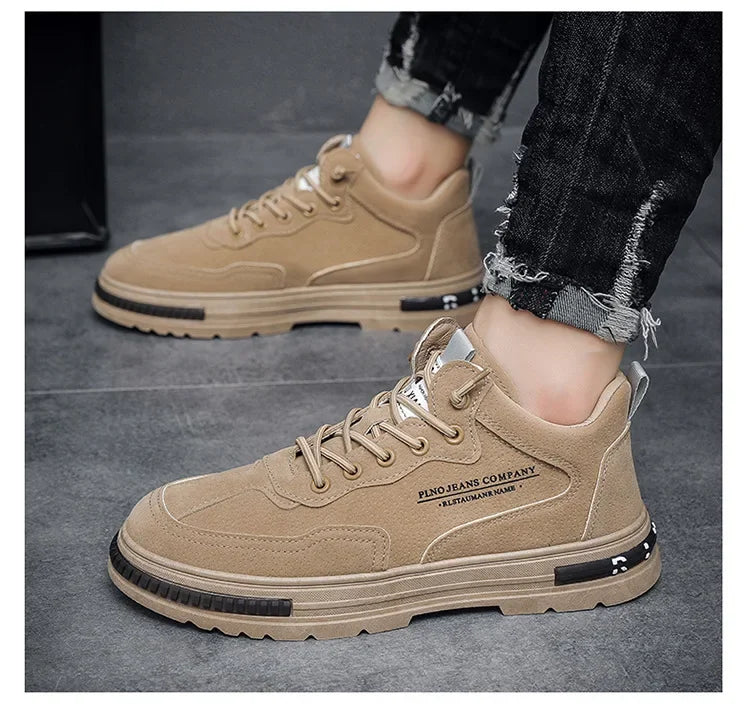 Casual Sneaker for Men Wear-Resistant Fashion Breathable Trendy All-match Comfortable Outdoor Platform Sneakers Spring Main New