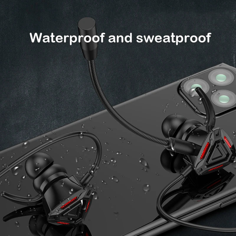 Gaming headphone TYPE C/3.5mm Bass earphones with mic Gaming Headset for gamer Play wired Earphone for phone