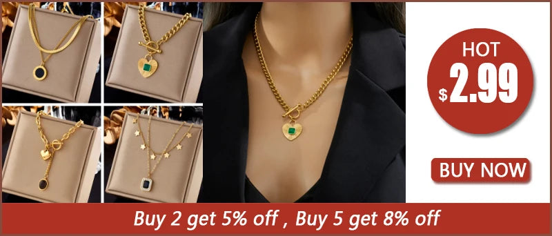 DIEYURO 316L Stainless Steel Double Layer Pearl 2in1 Chains Necklace For Women New Fashion Girls Choker Waterproof Jewelry Gifts