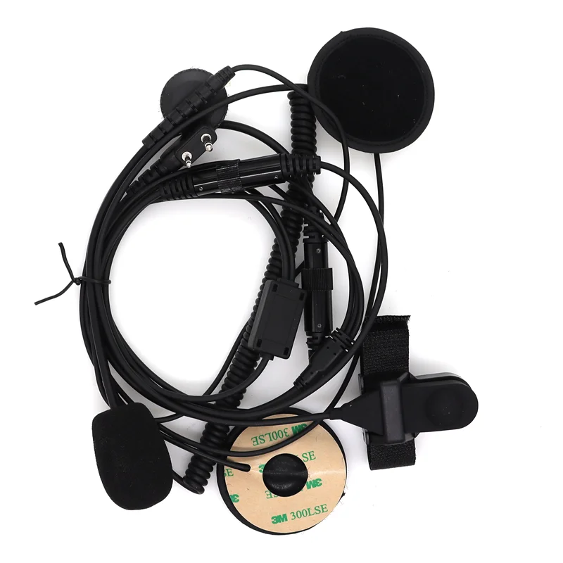 Motorcycle Full Face Helmet Headset Earpiece For Radio Baofeng uv-5r UV-5RA Plus BF-888S GT-3 GT-3TP Mark Walkie Talkie